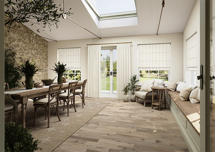 The British Stripe Co. Victoria, Dover No.1 - Roman Blind - Image 6